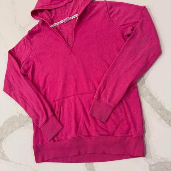 Vintage Victoria's Secret Love PINK Pullover Hoodie Dog Logo Pink Women's Medium - Picture 2 of 7